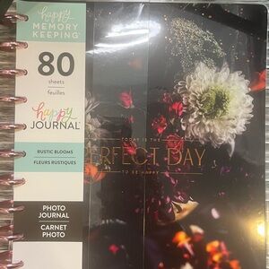 The Happy Planner Memory Keeping Rustic Blooms Big Photo Journal